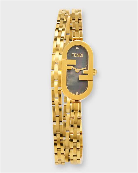 Fendi o'lock vertical oval